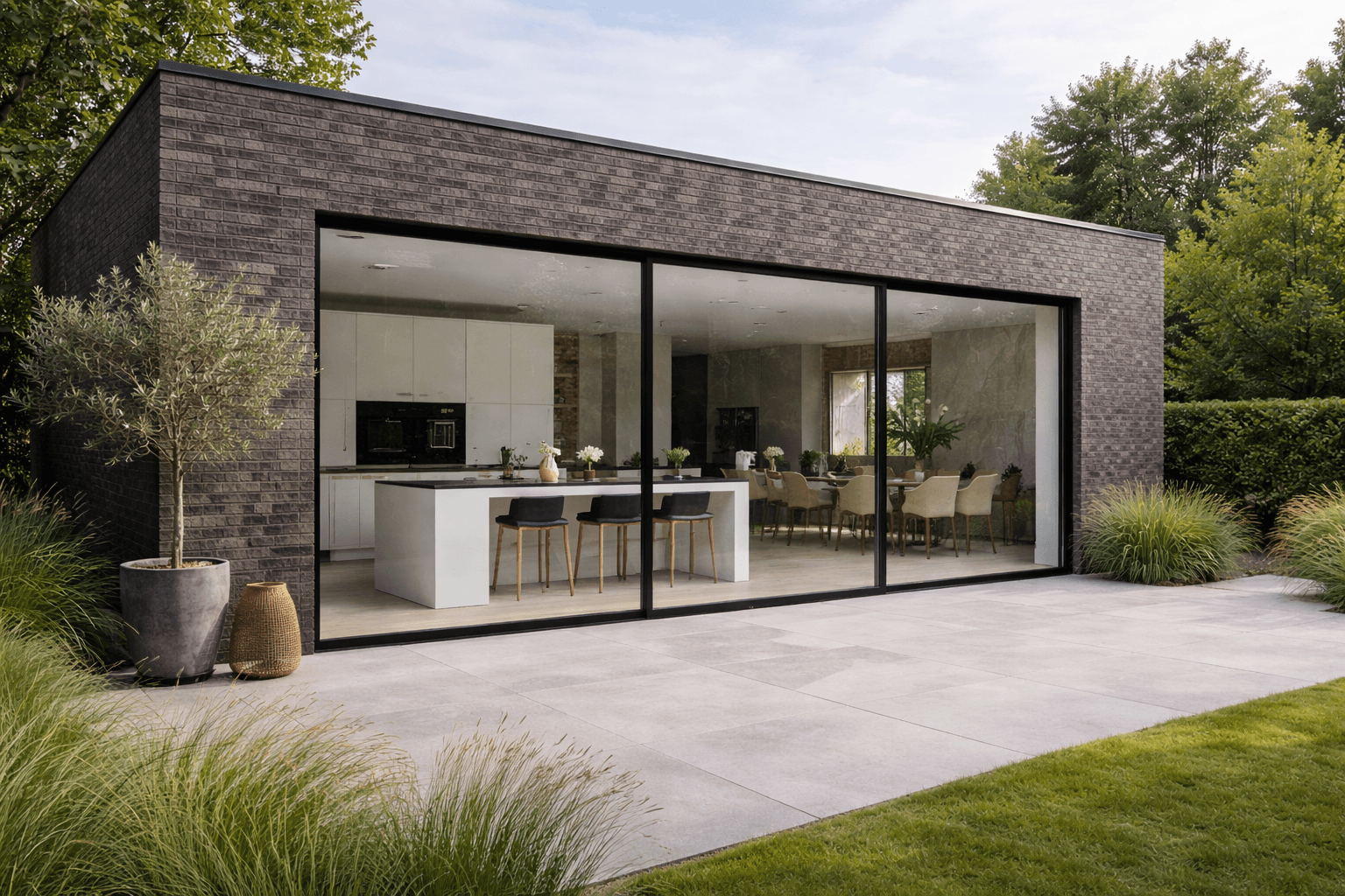 Uitbouw Amsterdam - aluminium 3-delig