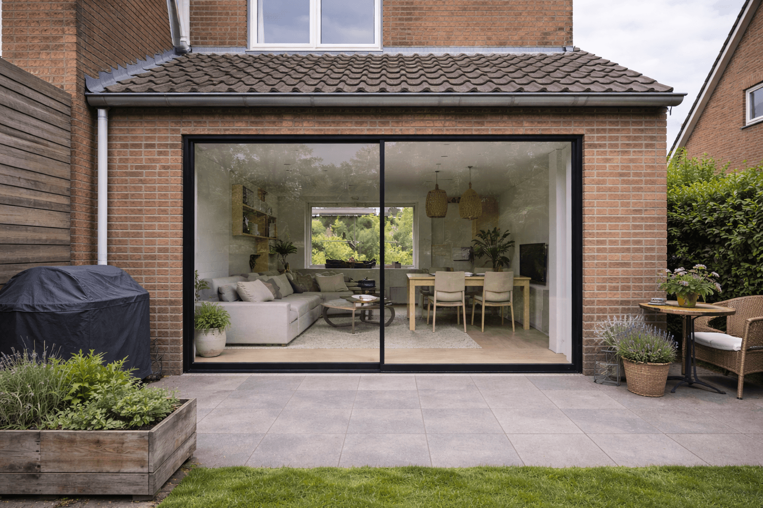 Tuin Haarlem - aluminium 2-delig